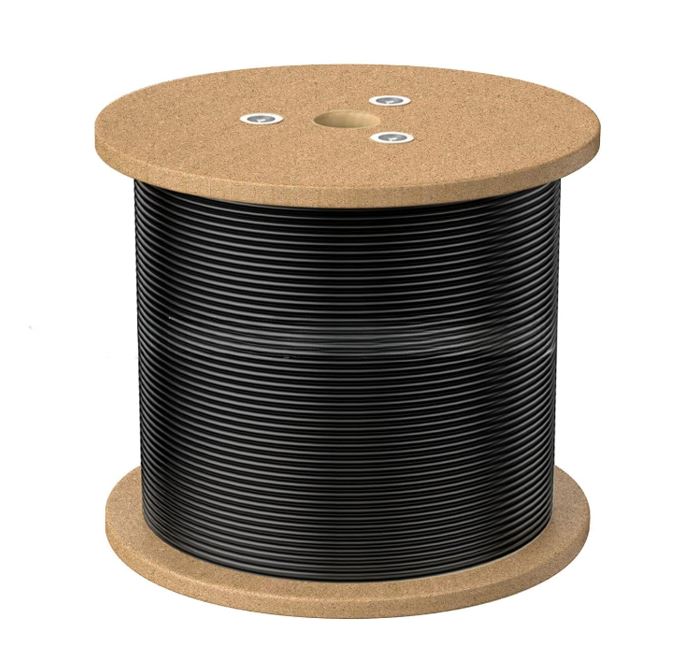 8Ware 350m CAT6A UTP LAN Network Cable Roll 24AWG PVE HDPE 7.4mm UV Stabilised Jacket Wooden Reel Outdoor Black 8Ware 350m CAT6A UTP LAN Network Cable Roll 24AWG PVE HDPE 7.4mm UV Stabilised Jacket Wooden Reel Outdoor Black